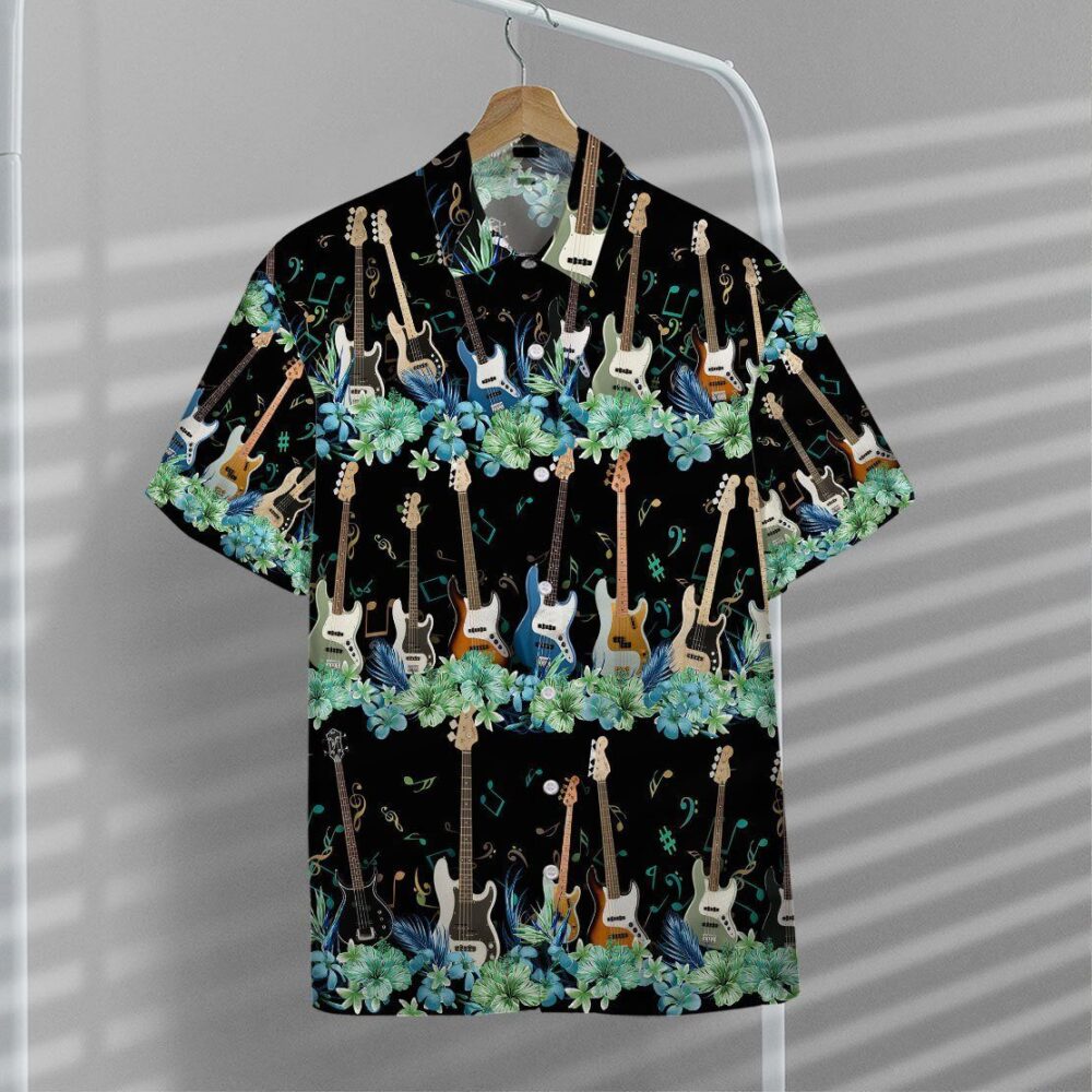 Bass Guitar Custom Hawaii Shirt