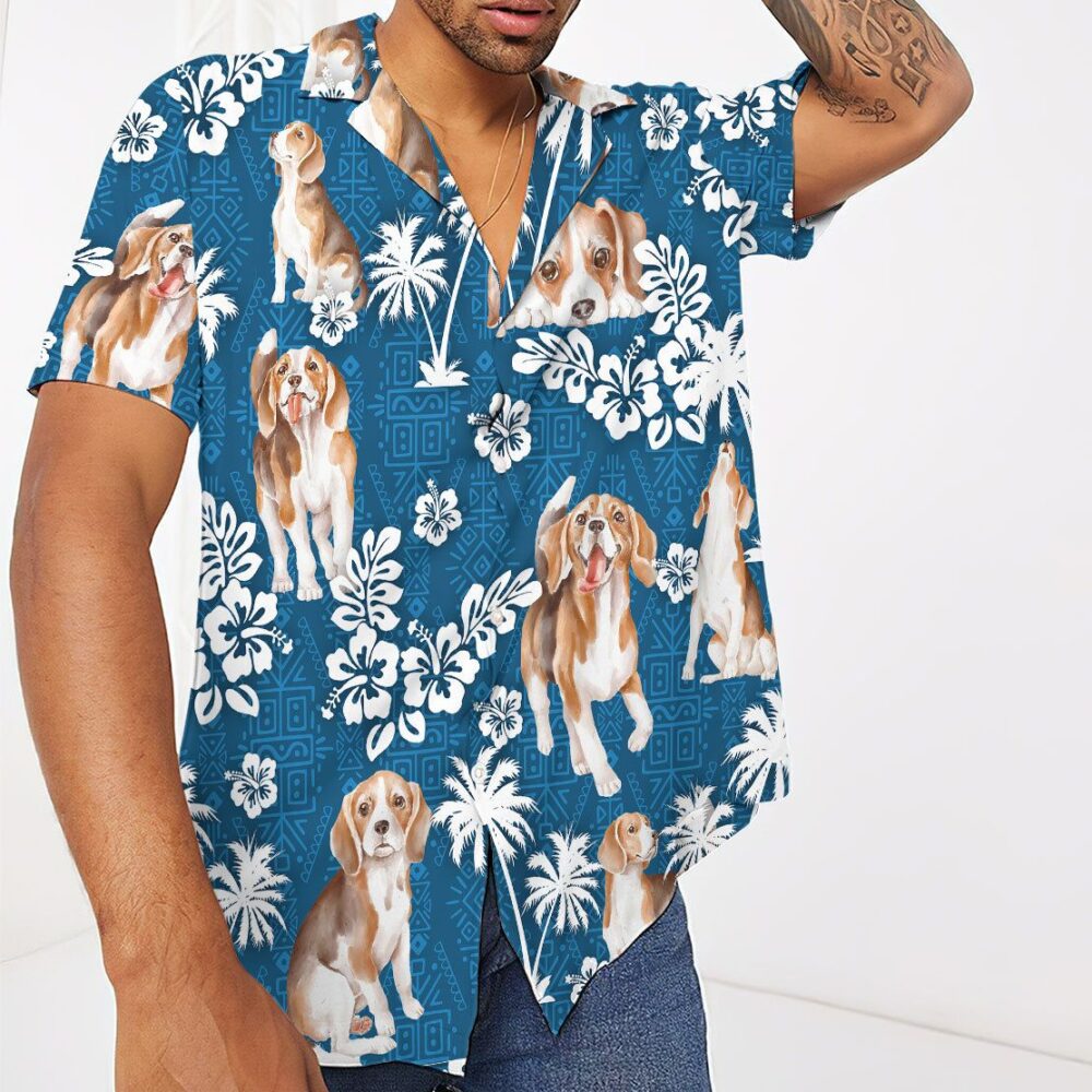 Beagle Dogs Hawaii Shirt