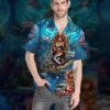 Beautiful Mermaid In The Ocean Custom Short Sleeve Shirt D9Ikj