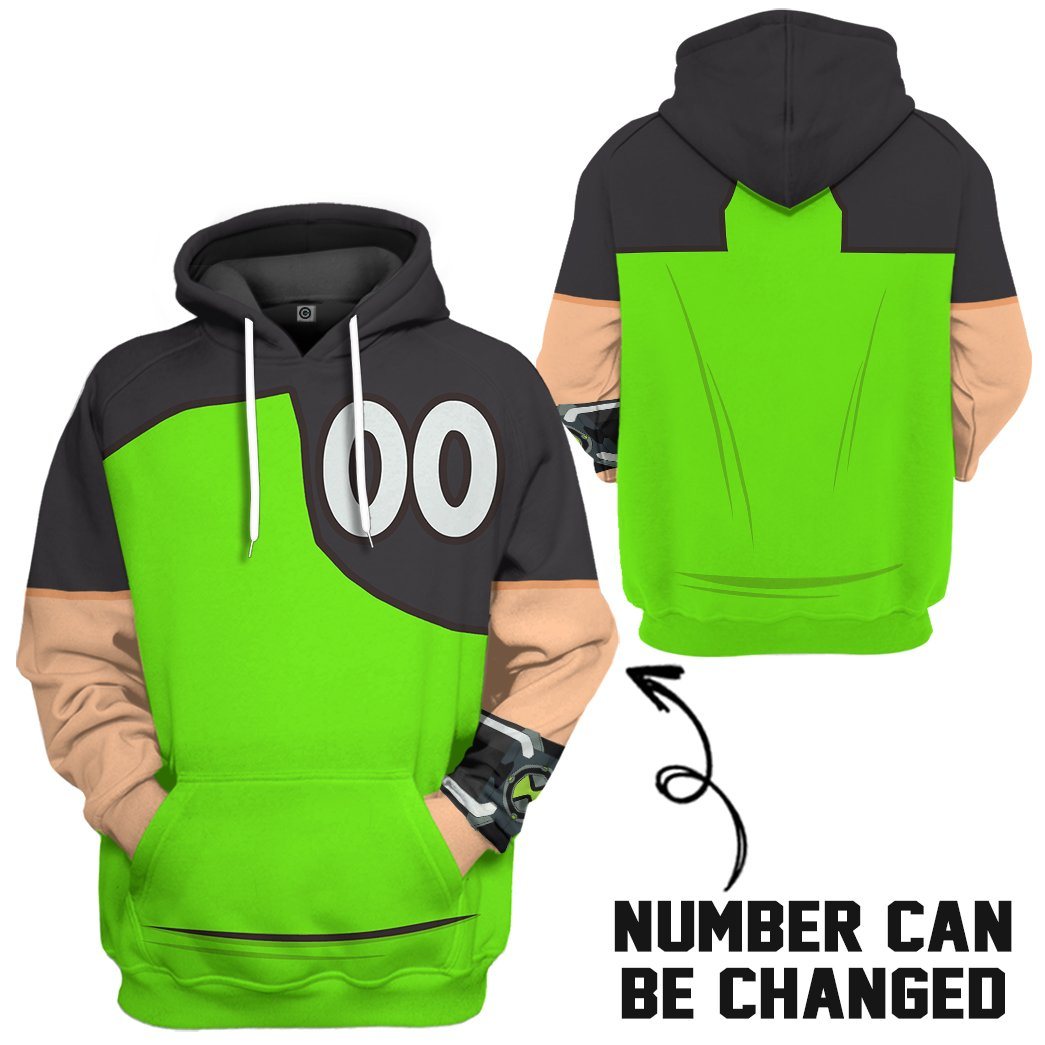 Ben Ten Custom Number Tshirt Hoodie Apparel