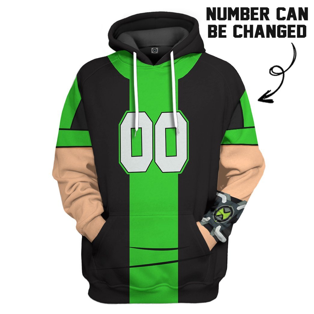 Ben Ten Omniverse Outfit Custom Number Tshirt Hoodie Apparel