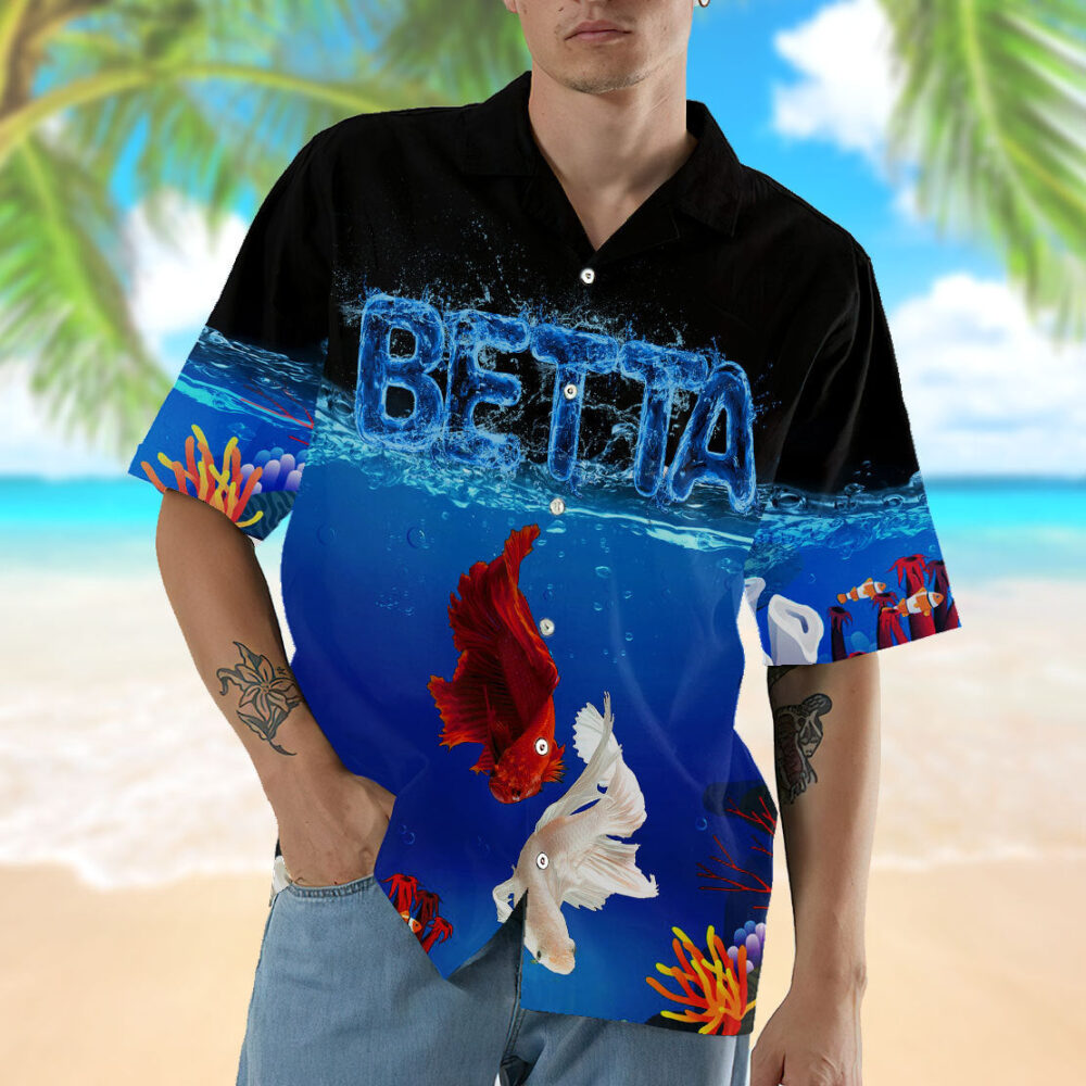 Betta Fish Hawaii Shirt