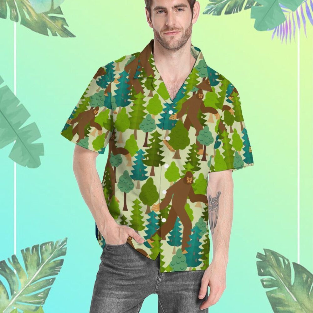 Bigfoot Custom Hawaii Shirt