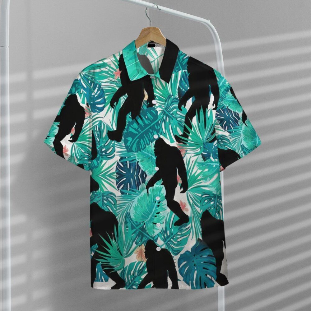 Bigfoot Tropical Custom Hawaiian Shirts For Men And Women