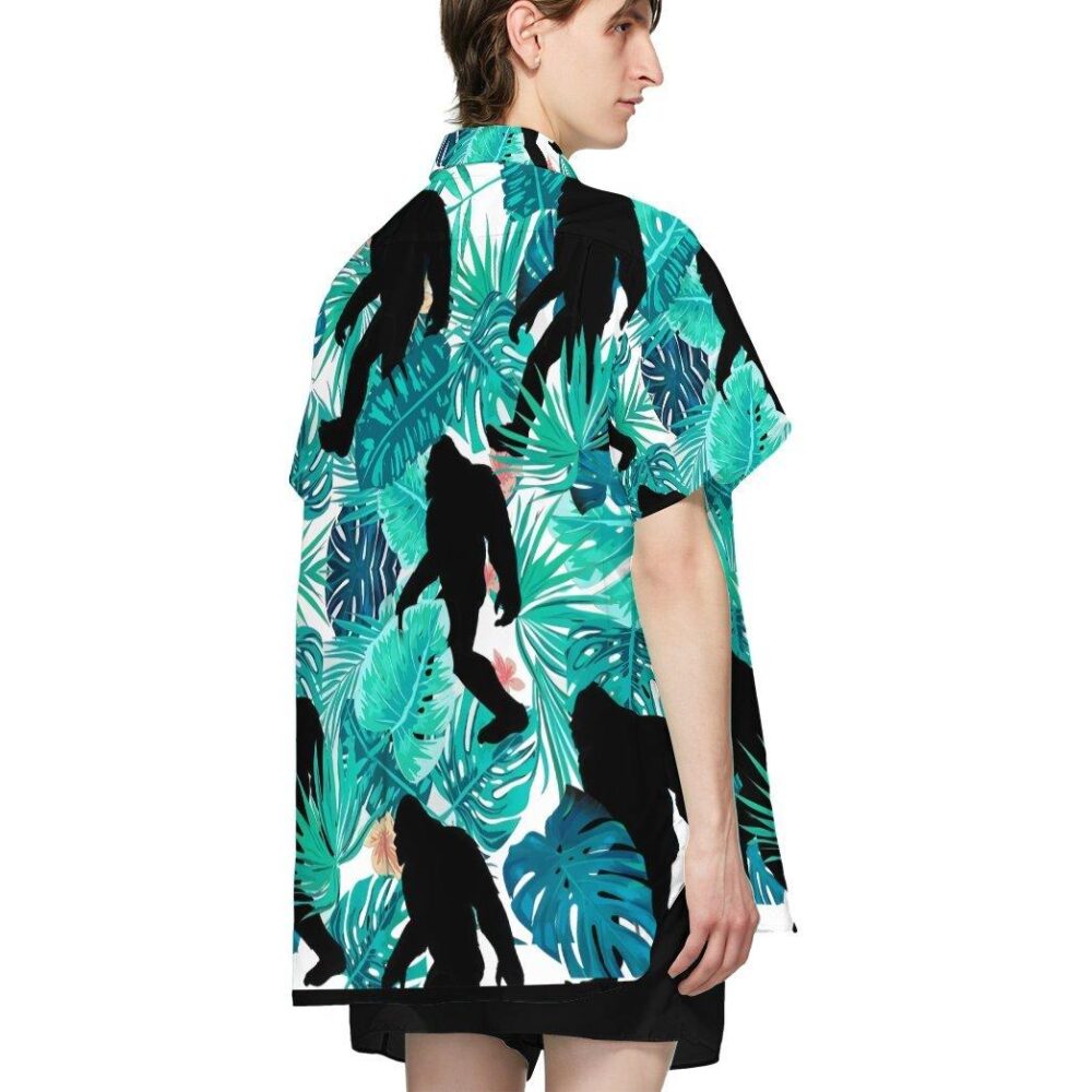 Bigfoot Tropical Custom Hawaiian Shirts For Men And Women