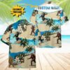 Bigfoot Vacation Custom Name Hawaii Shirt Kuc7N