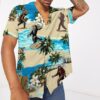 Bigfoot Vacation Custom Name Hawaii Shirt Rz3I2