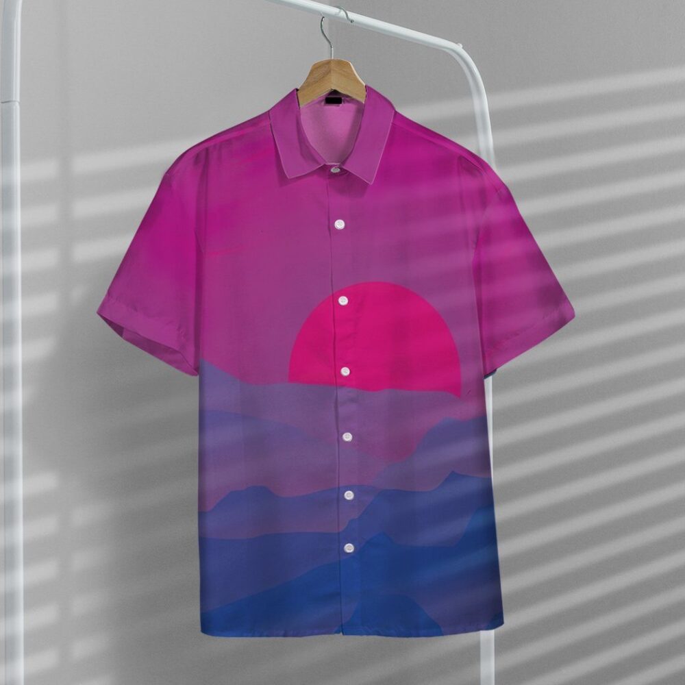 Bis Pride Sunrise Custom Hawaii Shirt