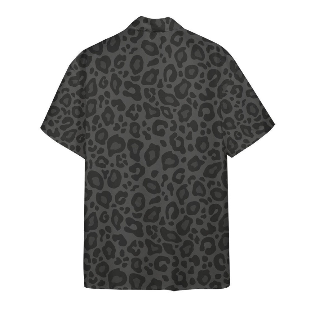 Black Leopard Custom Hawaiian Shirts For Men And Women