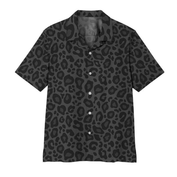 Black Leopard Custom Hawaiian Shirts For Men And Women