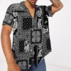 Black Multiple Paisley Bandanas Hawaii Shirt Ejzcx