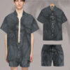 Black Poodle Custom Short Sleeves Shirt Qihiw