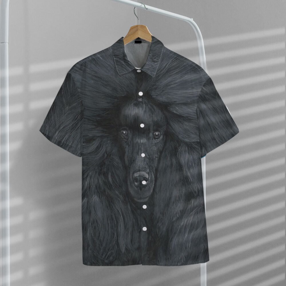 Black Poodle Custom Short Sleeves Shirt