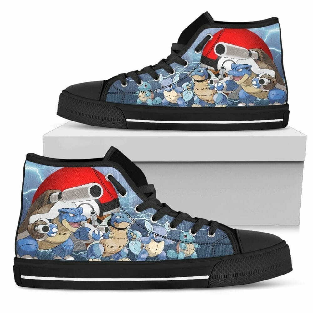 Blastoise Sneakers High Top Shoes