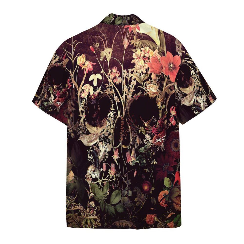 Bloom Skull Custom Hawaii Shirt