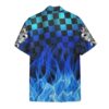 Blue Fire Hot Rod Hawaii Shirt Xgcp5