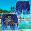 Blue Fire Hot Rod Hawaii Shirt Yxlui