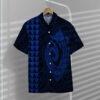 Blue Fish Hook Hawaii Shirt L0Xtk