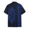 Blue Fish Hook Hawaii Shirt Lrz3D