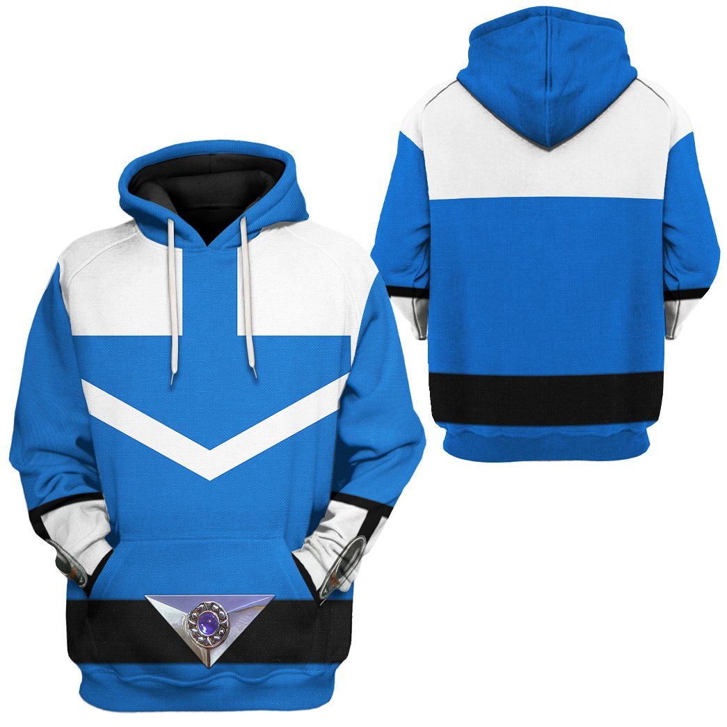 Blue Power Rangers Time Force Tshirt Hoodie Apparel