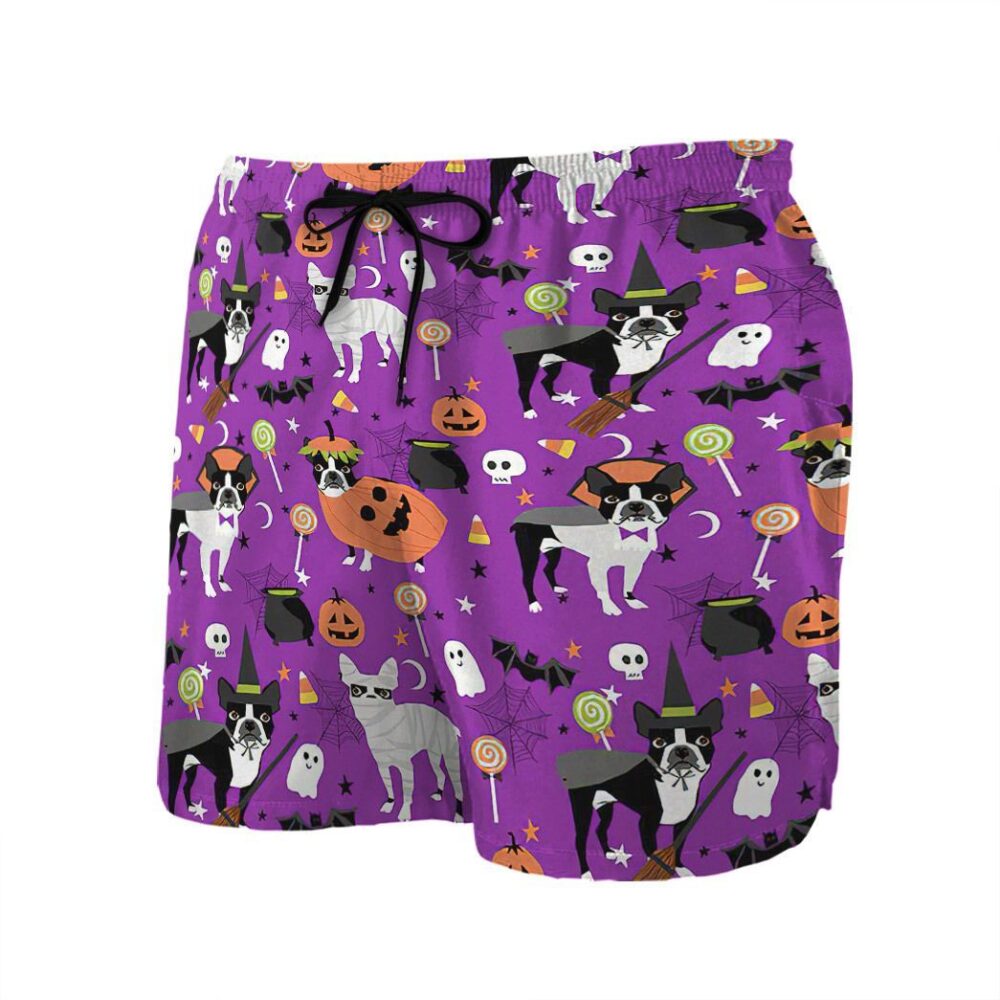 Boston Terrier Halloween Hawaii Shirt