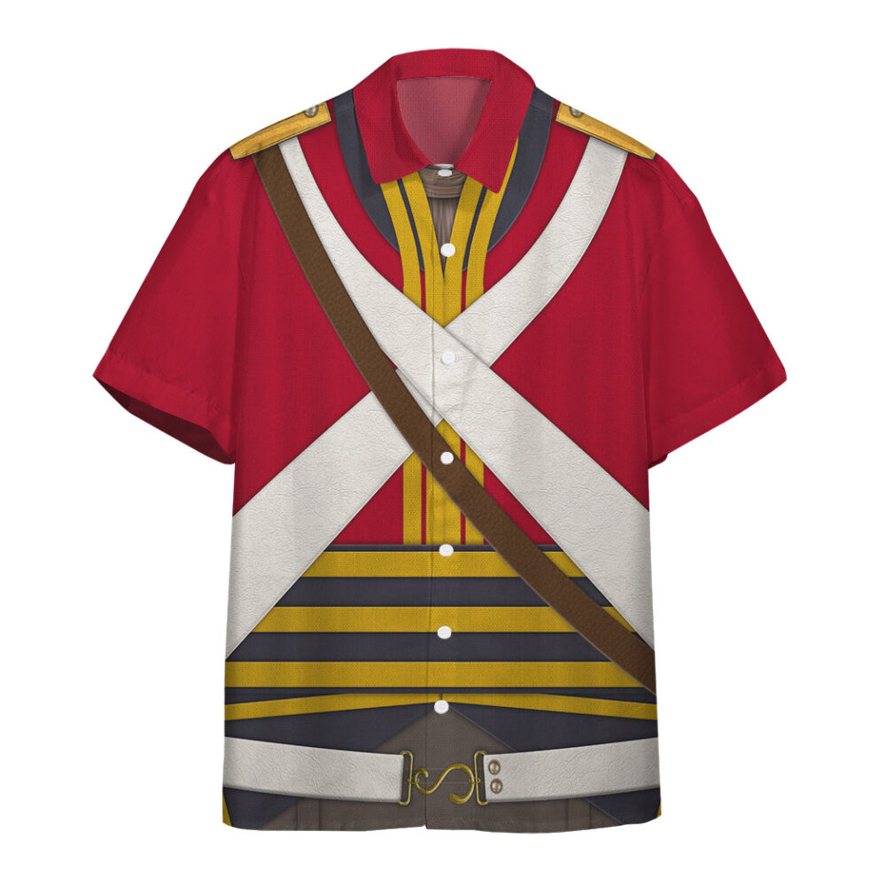 British 2Nd Heavy Dragoon Custom Hawaii Shirt