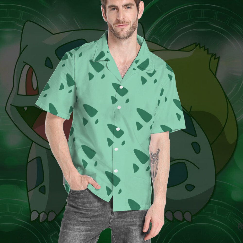 Bulbasaur Custom Short Sleeve Shirt