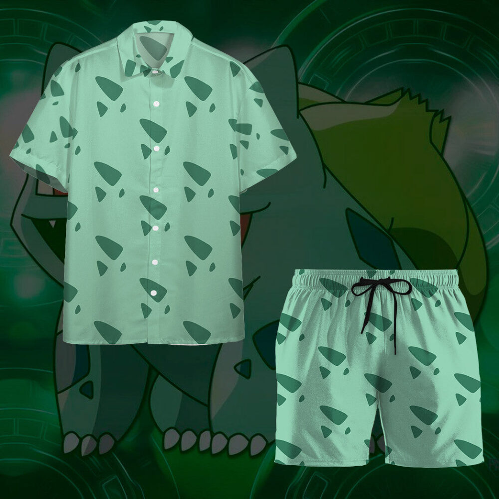 Bulbasaur Custom Short Sleeve Shirt