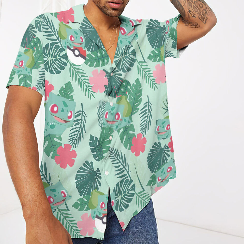 Bulbasaur Pokémon X Hawaii Custom Hawaiian Shirt