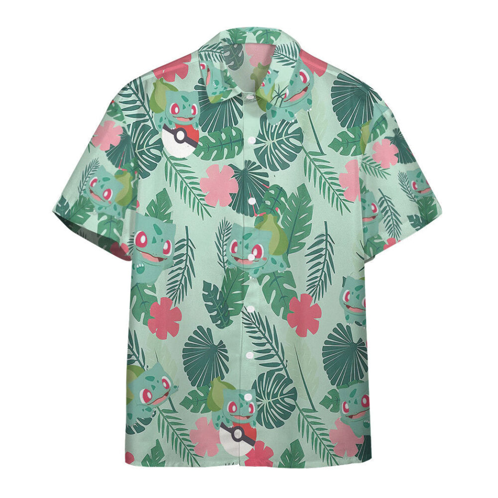 Bulbasaur Pokémon X Hawaii Custom Hawaiian Shirt