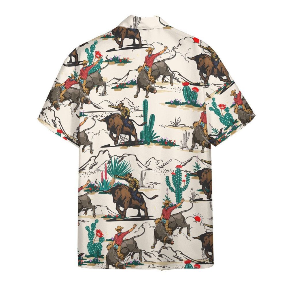 Bull Riding Hawaii Shirt