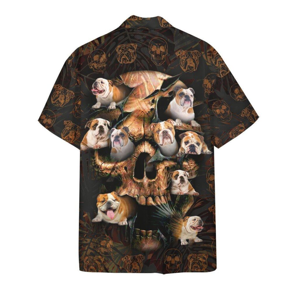 Bulldog Skull Hawaii Shirt