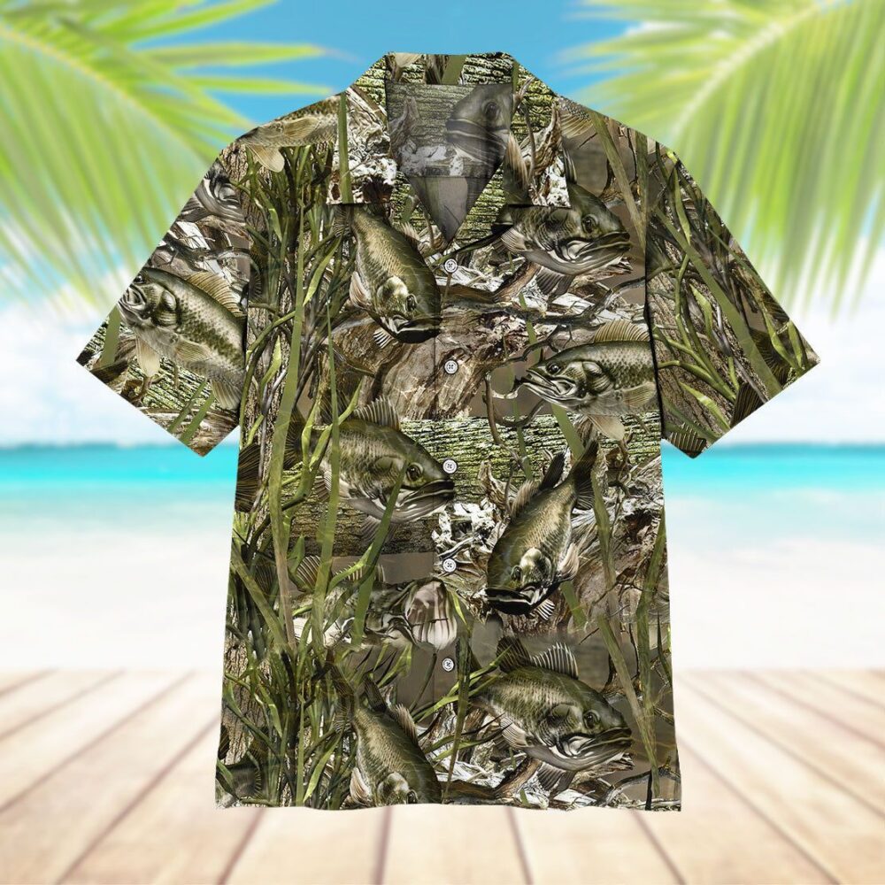 Camo Fishing Hawaii Shirt