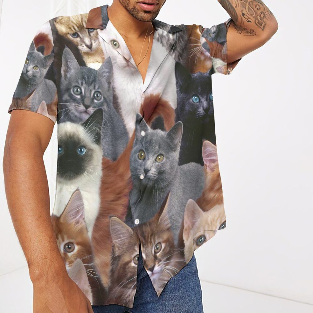 Cats Custom Short Sleeve Shirt