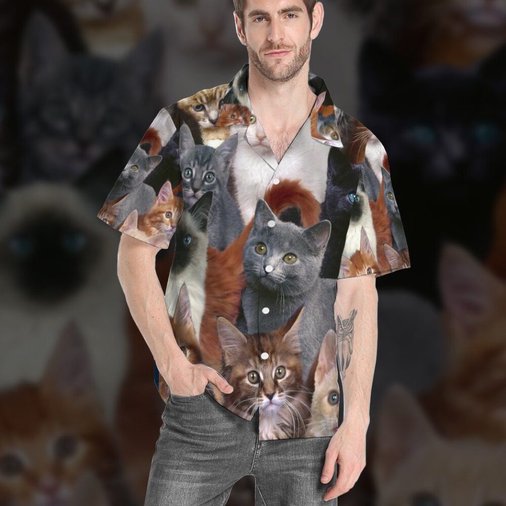 Cats Custom Short Sleeve Shirt