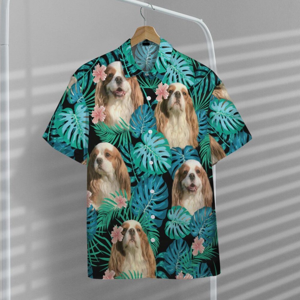 Cavalier King Charles Spaniel Dog Summer Custom Short Sleeve Shirt