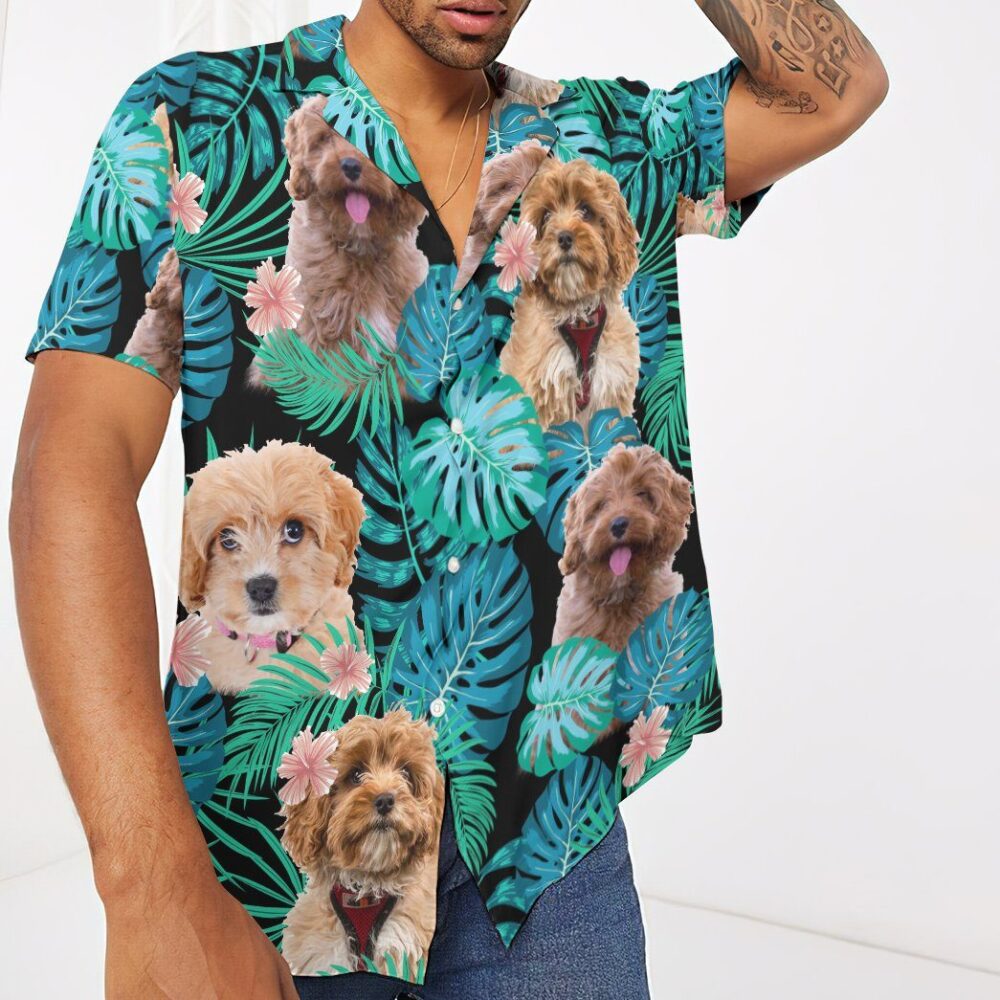 Cavoodle Dog Summer Custom Short Sleeve Shirt