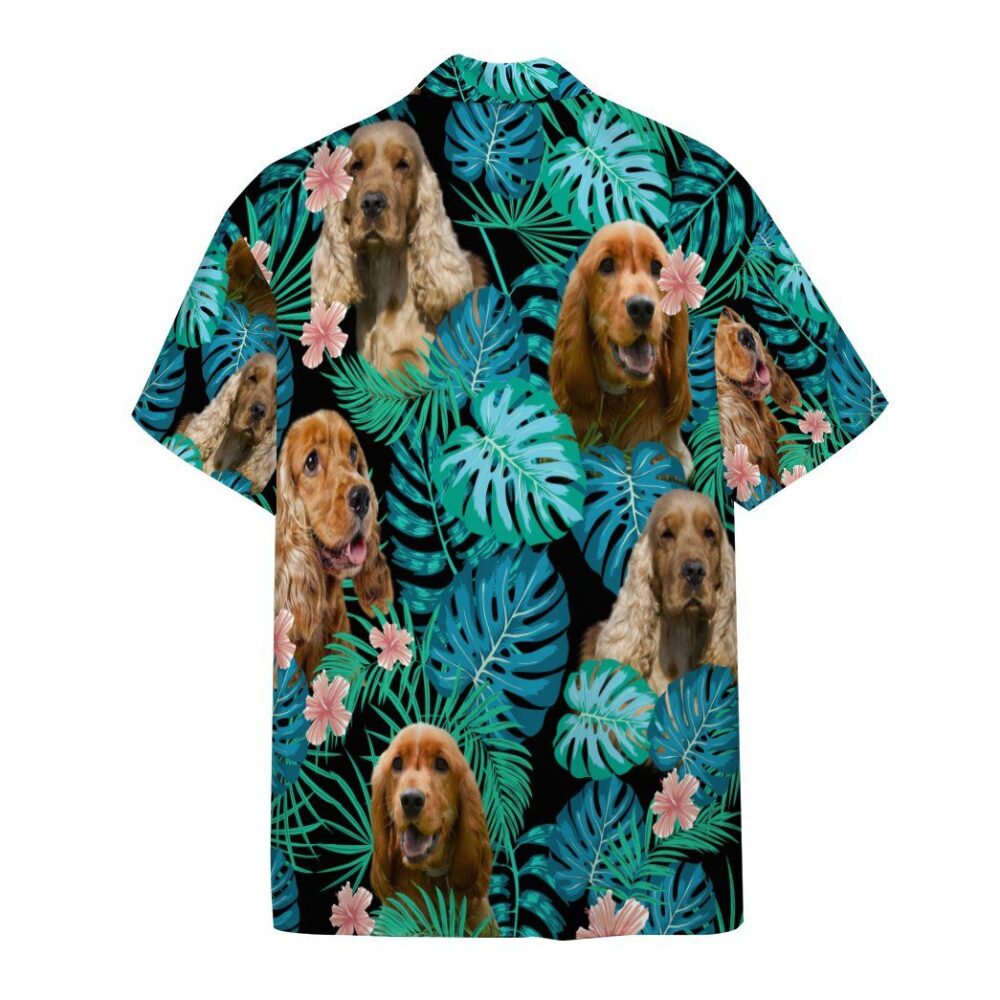 Cocker Spaniel Dog Summer Custom Short Sleeve Shirt