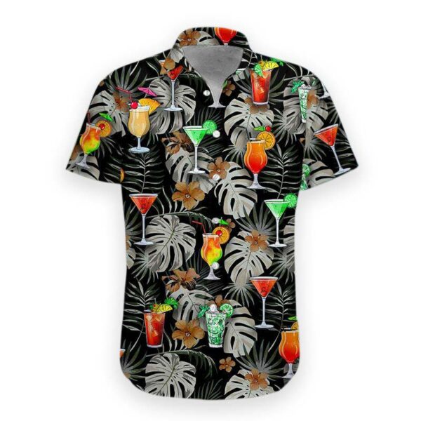 Cocktail Buttun Up Hawaii Shirt