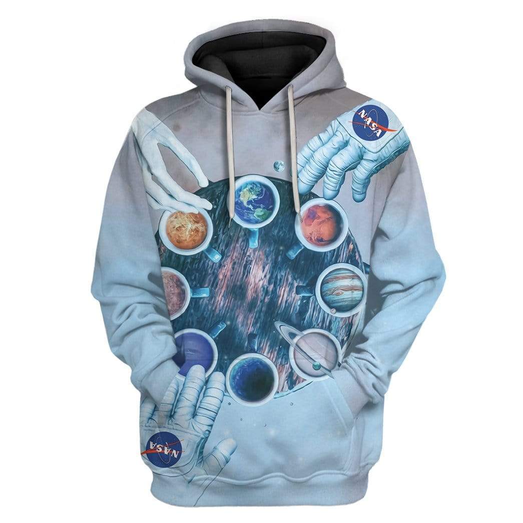 Coffee Mug Solar System Custom Hoodies Apparel