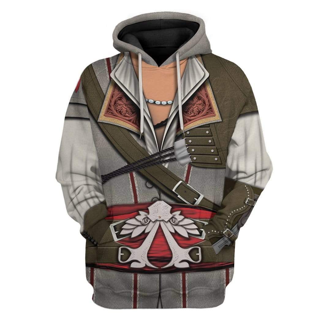 Cosplay Assassin Creed Ezio Auditore Custom T-Shirts Hoodies Apparel