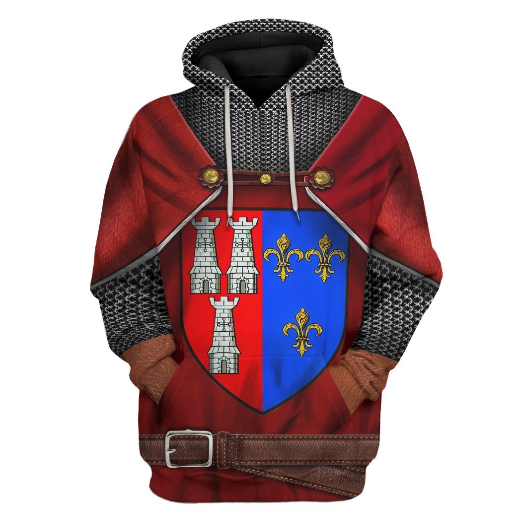 Cosplay Edward I of England All Over Print T-Shirt Hoodie Fan Gifts Idea