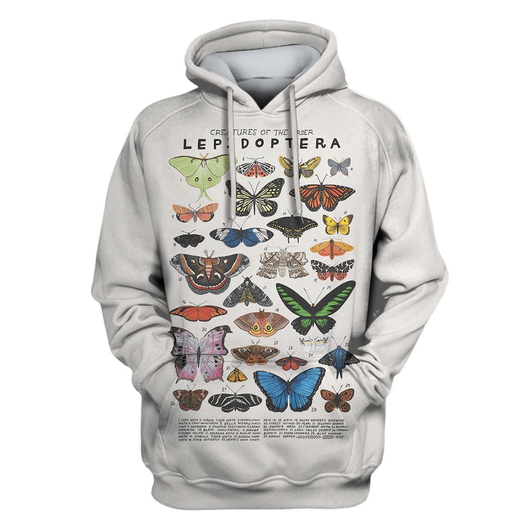 Creatures Of The Order Lepidoptera Custom T-Shirt Hoodie Apparel