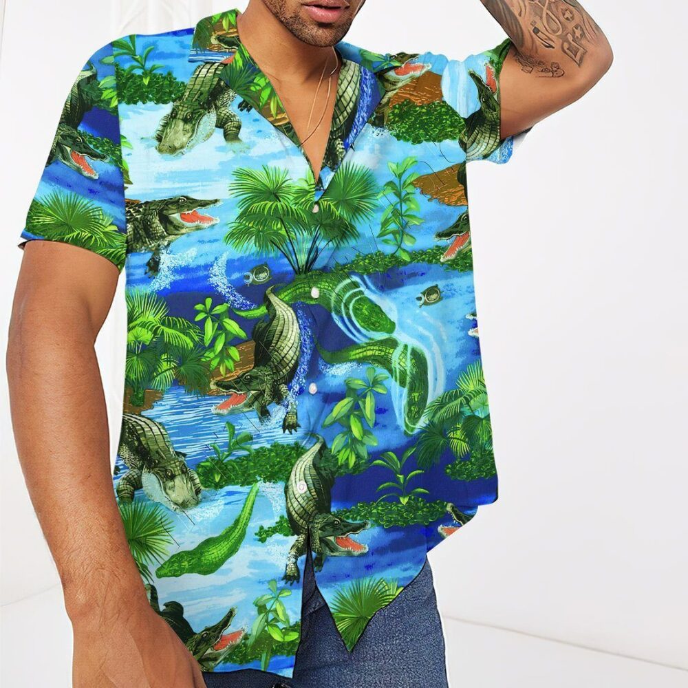 Crocodile Custom Hawaii Shirt