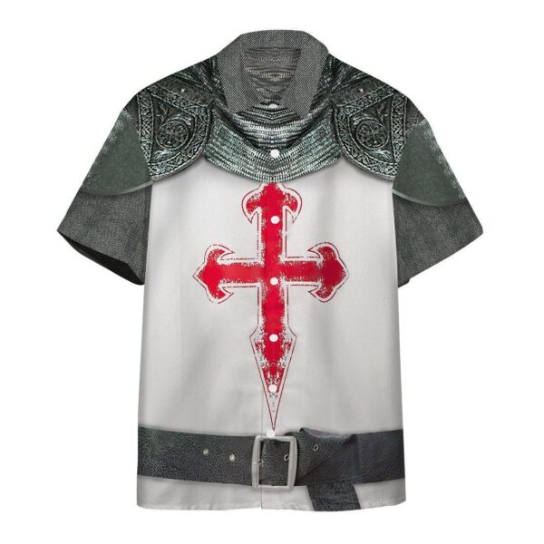 Crusader Knight Armour Hawaii Shirt