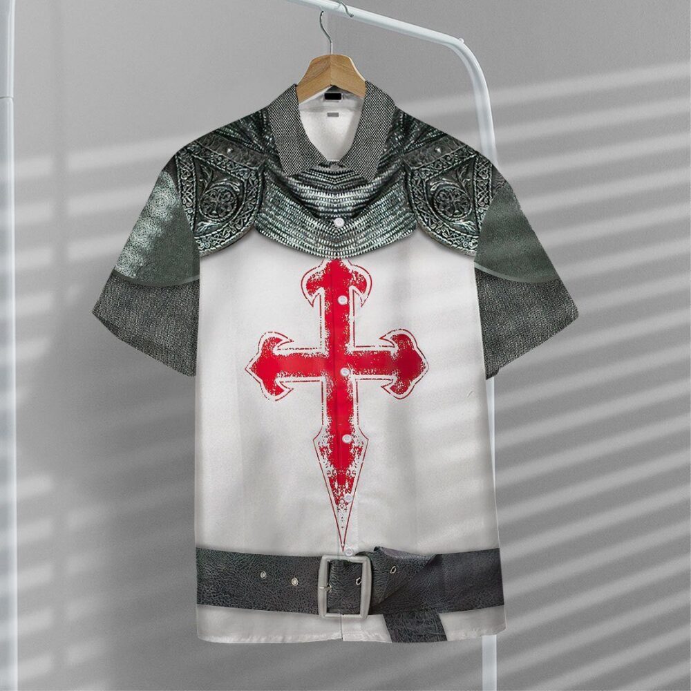 Crusader Knight Armour Hawaii Shirt