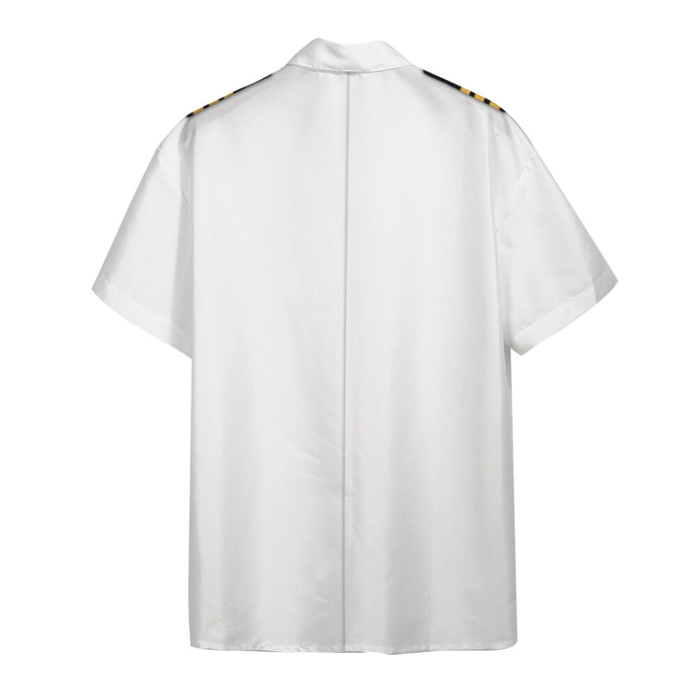 Custom White Uniforms Of The Royal Navy Hawaii Shirt