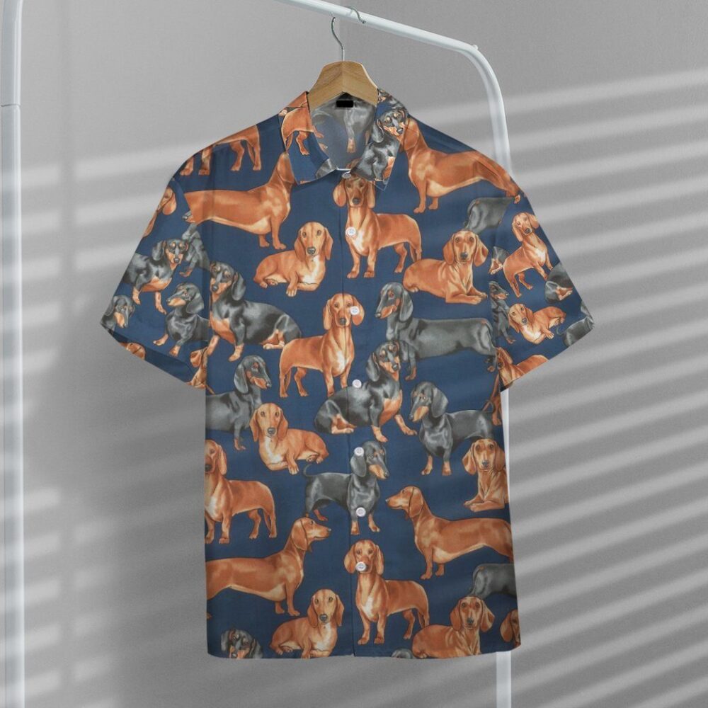 Dachshunds Dogs Custom Hawaii Shirt