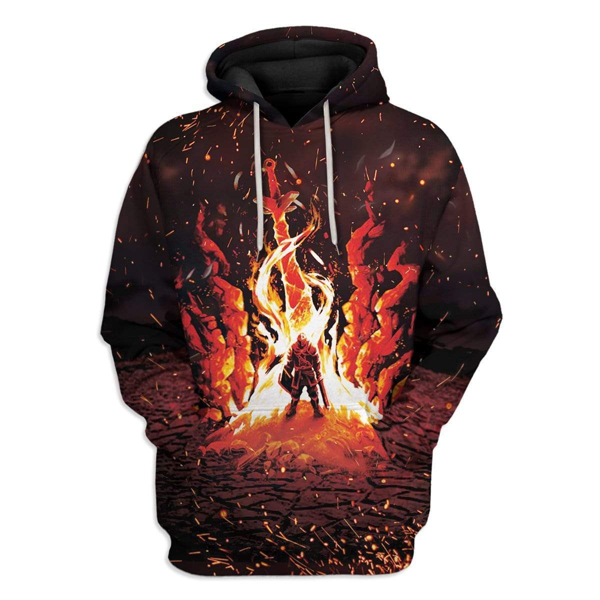 Dark Souls Chosen Undead Through The Bonfire Custom T-Shirts Hoodies Apparel