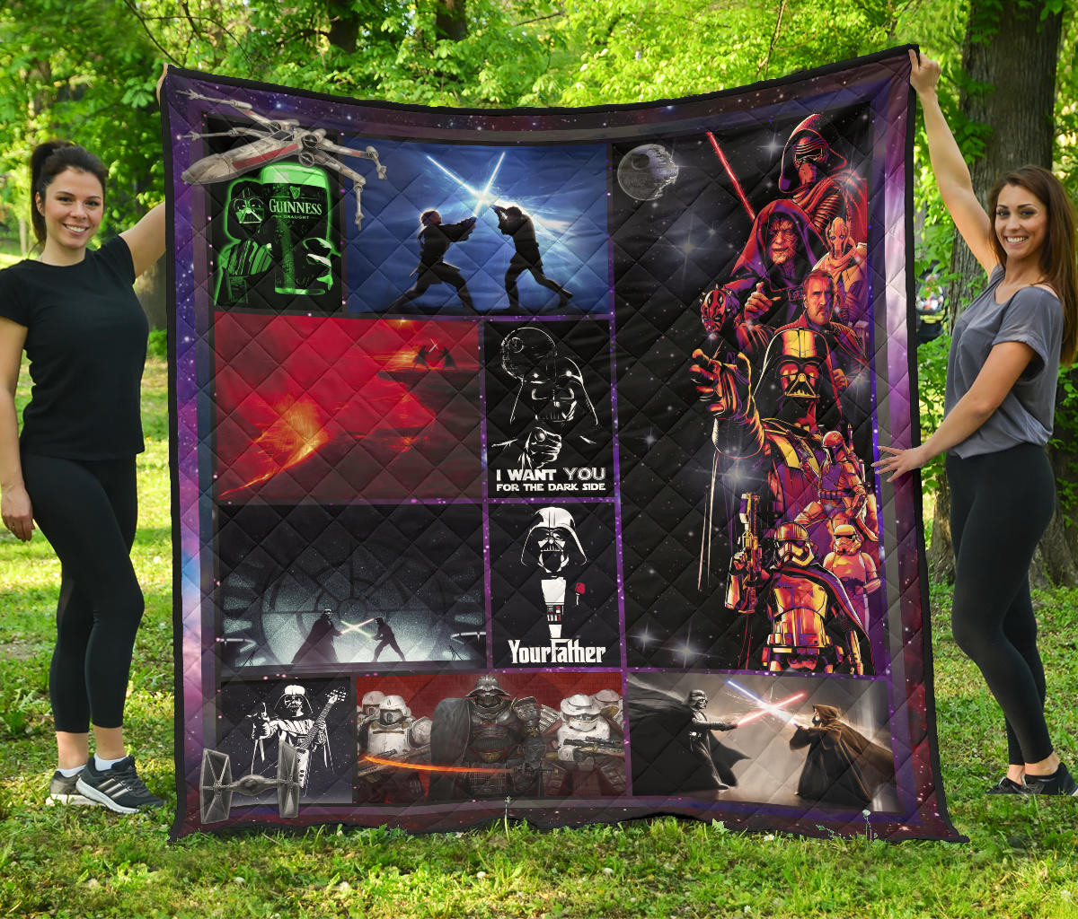 Darth Vader Star Wars Premium Quilt Blanket Movie Home Decor Custom For Fans